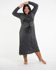 Sure Design Womens Tree Of Life Long Sleeve Hoodie Dress Black L/XL