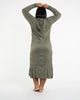 Sure Design Womens Tree Of Life Long Sleeve Hoodie Dress Green L/XL
