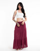 Assorted set of 5 Solid Color Midi Skirt