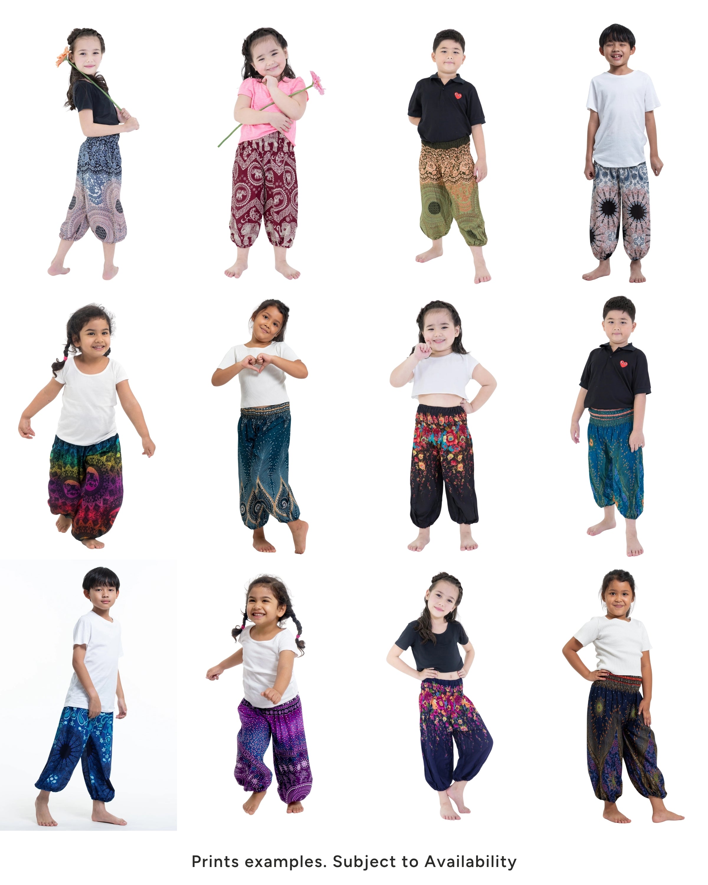 Assorted set of 10 Kids Harem Pants