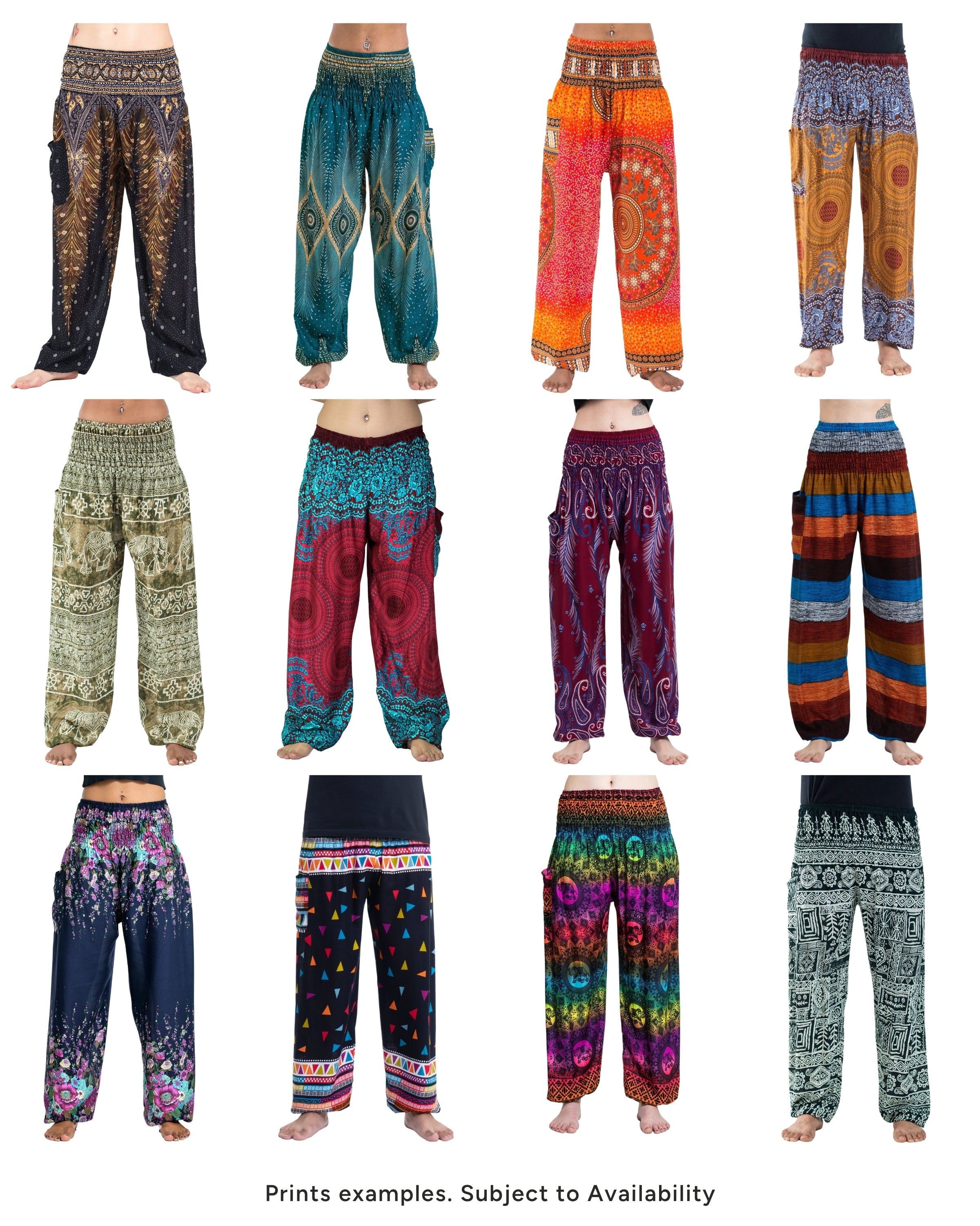 Assorted set of 10 Thai High Crotch Harem Pants BESTSELLER
