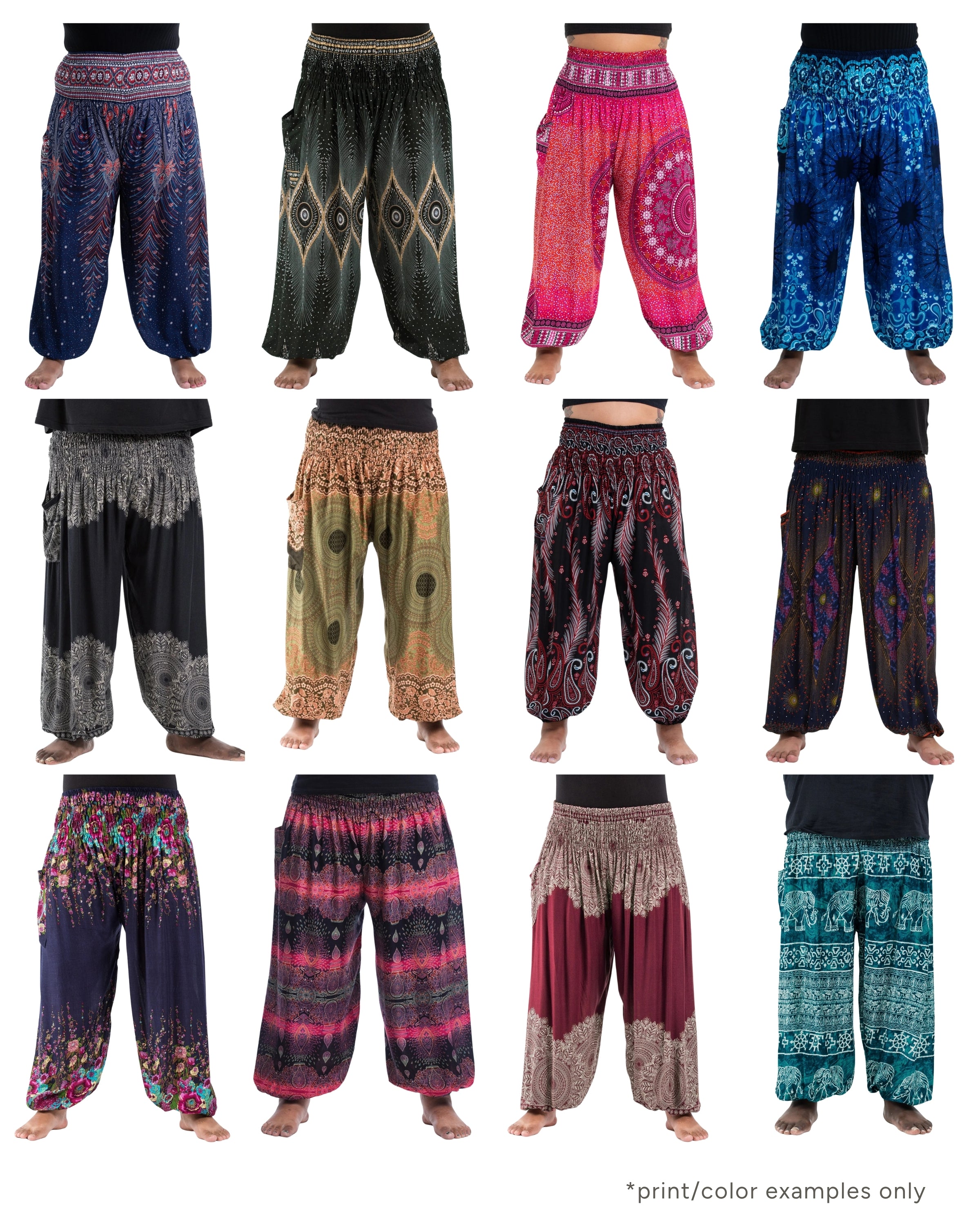 Assorted set of 10 Plus Size Thai High Crotch Harem Pants BESTSELLER