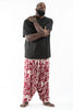 Plus Size Imperial Elephant 2-in-1 Jumpsuit Elephant Pants in Red