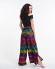 Rainbow Elephant Wrap Palazzo Style Elephant Pants in Purple