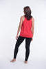 Super Soft Cotton Womens Regal Elephant Tank Top in Red