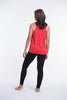 Super Soft Cotton Womens Sunglasses Tank Top in Red