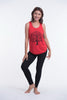 Super Soft Cotton Womens Tree Tank Top in Red