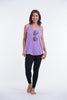 Super Soft Cotton Womens Sunglasses Tank Top in Violet