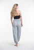 Solid Color Harem Pants in Gray