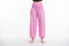 Solid Color Harem Pants in Pink