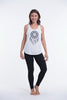 Super Soft Cotton Womens Dreamcatcher Tank Top in White