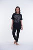 Unisex Ganesh Cotton T-Shirt in Black