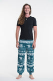 Wholesale Unisex Eco-Friendly Elephant Harem Pants in Blue - $12.50