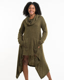 Wholesale Pullover Hoodie Cloak Combo in Green - $24.00