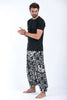 Imperial Elephant 2-in-1 Jumpsuit Elephant Pants in Black