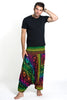 Rainbow Elephant 2-in-1 Jumpsuit Elephant Pants in Green
