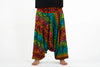 Plus Size Rainbow Elephant Drop Crotch Elephant Pants in Orange