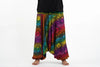 Plus Size Rainbow Elephant Drop Crotch Elephant Pants in Purple