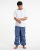 Unisex Hill Tribe Cotton Elephant Pants in Blue