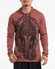 Sure Design Unisex Majestic Ganesha Hoodie Brick