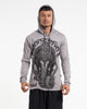 Sure Design Unisex Majestic Ganesha Hoodie Gray
