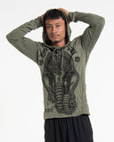 Wholesale Sure Design Unisex Majestic Ganesha Hoodie Green - $12.00
