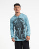 Sure Design Unisex Majestic Ganesha Hoodie Turquoise