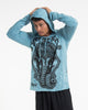 Sure Design Unisex Majestic Ganesha Hoodie Turquoise