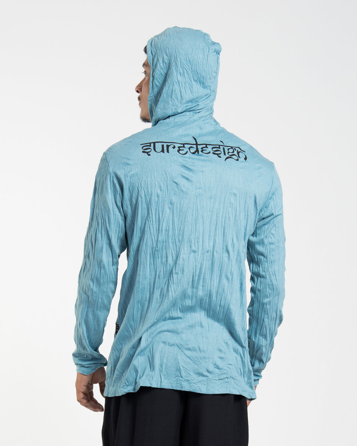 Sure Design Unisex Majestic Ganesha Hoodie Turquoise