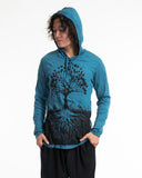 Wholesale Sure Design Unisex Tree of Life Hoodie Denim Blue - $12.00