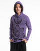 Sure Design Unisex Sacred Geometry Mandala Hoodie Purple