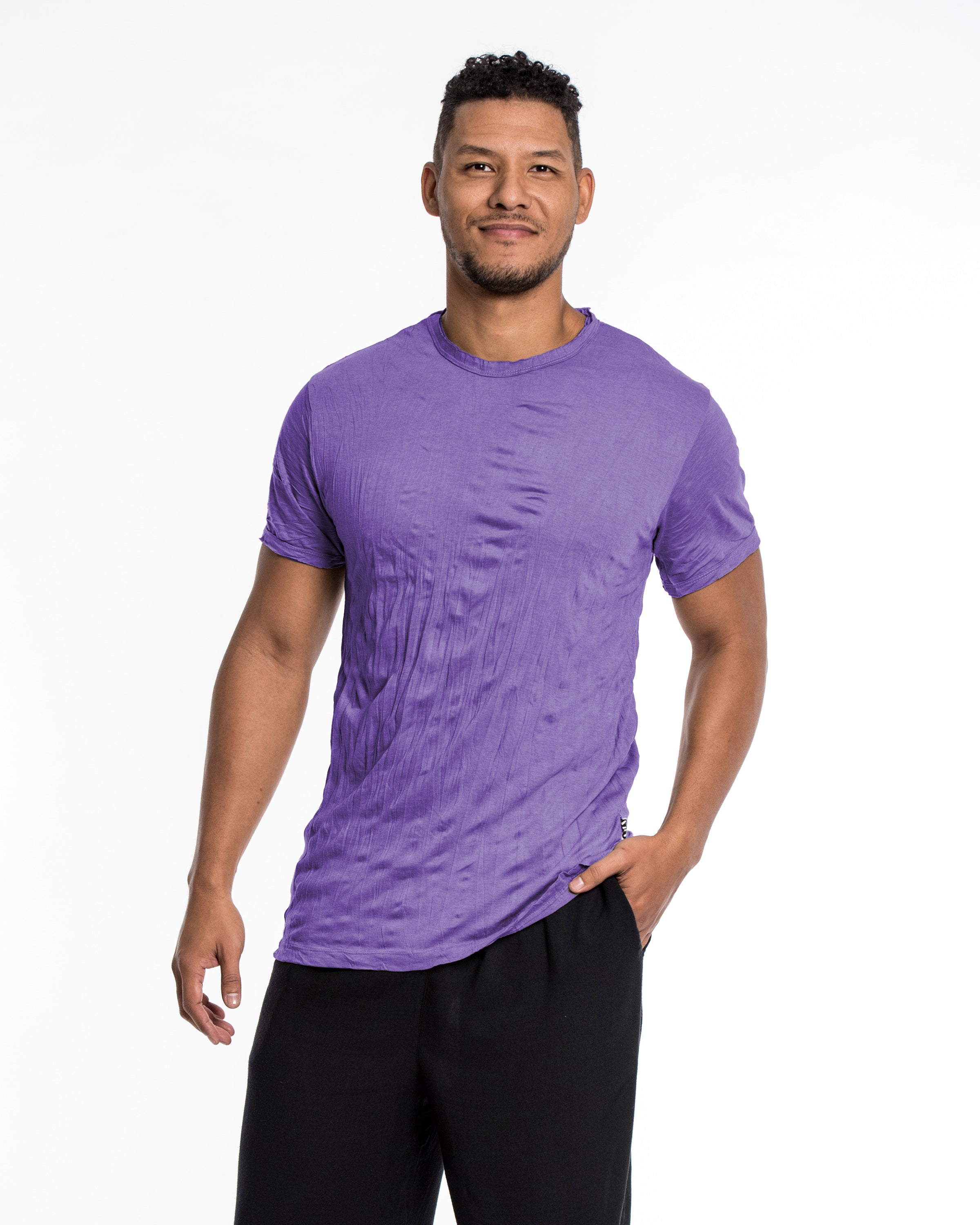 Sure Design Men's Blank T-Shirt Purple