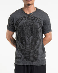 Sure Design Men's Majestic Ganesha T-Shirt Black