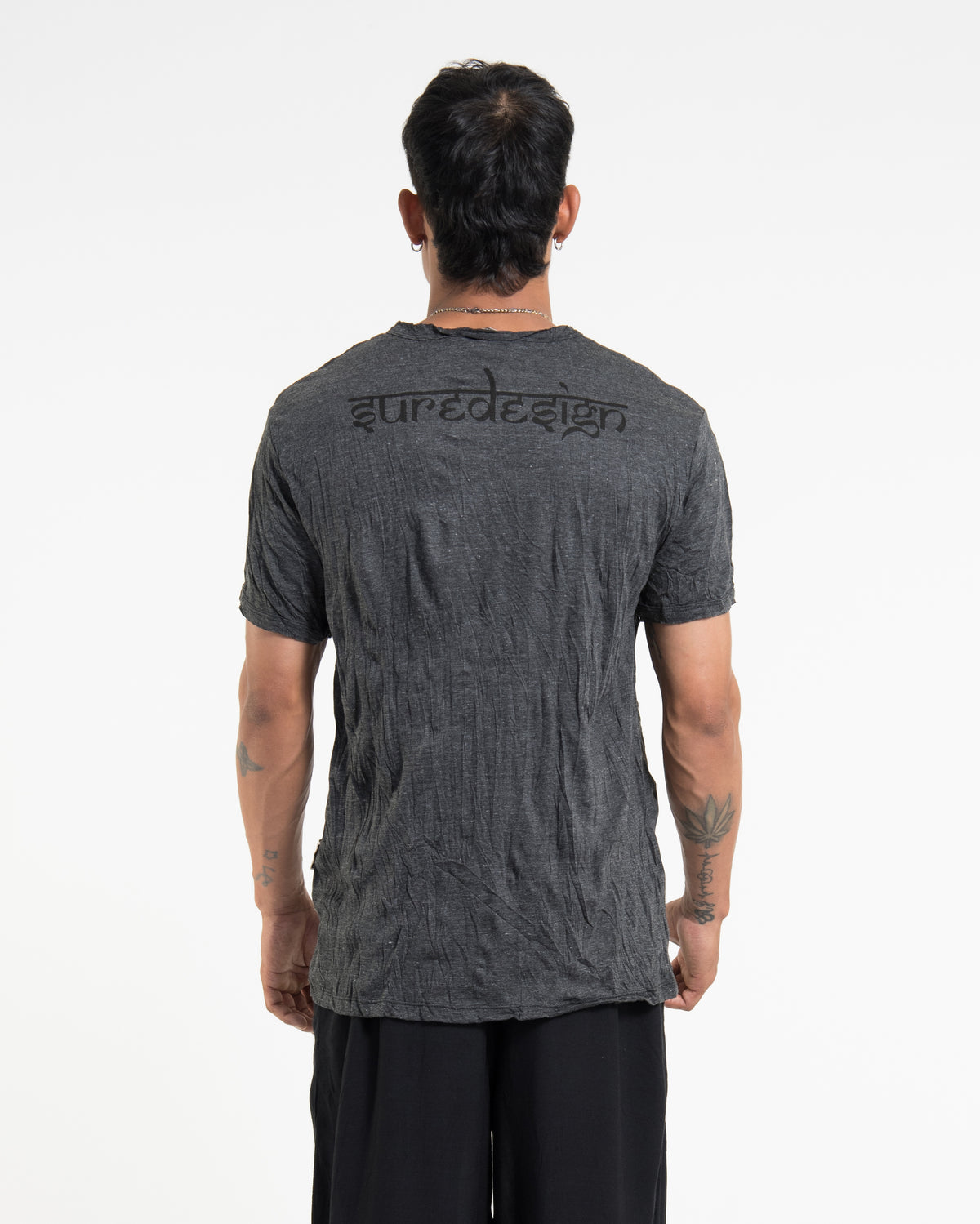 Sure Design Men's Majestic Ganesha T-Shirt Black