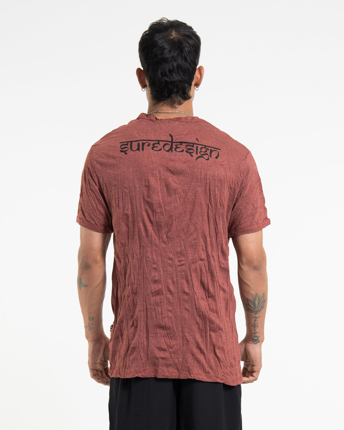 Sure Design Men's Majestic Ganesha T-Shirt Brick