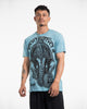 Sure Design Men's Majestic Ganesha T-Shirt Turquoise