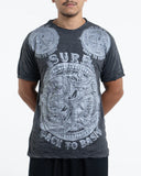 Wholesale Sure Design Men's Big Ohm T-Shirt Silver on Black - $5.55