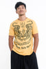 Sure Design Men's Thai Tattoo T-Shirt Yellow