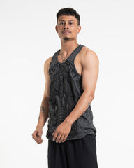 Sure Design Men's Majestic Ganesha Tank Top in Black