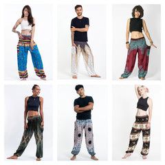 Assorted set of 5 Thai High Crotch Harem Pants BESTSELLER