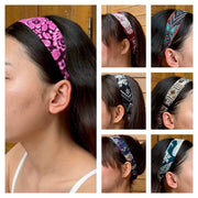 Assorted set of 10 Women's Rayon Hairbands