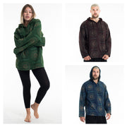 Assorted set of 3 Unisex Stonewash Cotton Hoodie