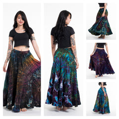Assorted set of 3 Tie Dye Long Skirt