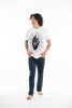 Sure Design Men's Hand of Om T-Shirt White