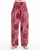 Unisex Patchwork Paisley Lounge Set in Red