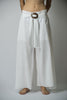 Women's Thai Harem Palazzo Pants in Solid White