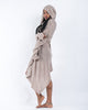 Hooded Pixie Sweater Dress in Cream