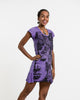 Sure Design Women's Butterfly Buddha Dress Purple