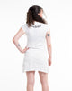 Sure Design Women's Hand of Om Dress White