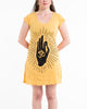 Sure Design Women's Hand of Om Dress Yellow
